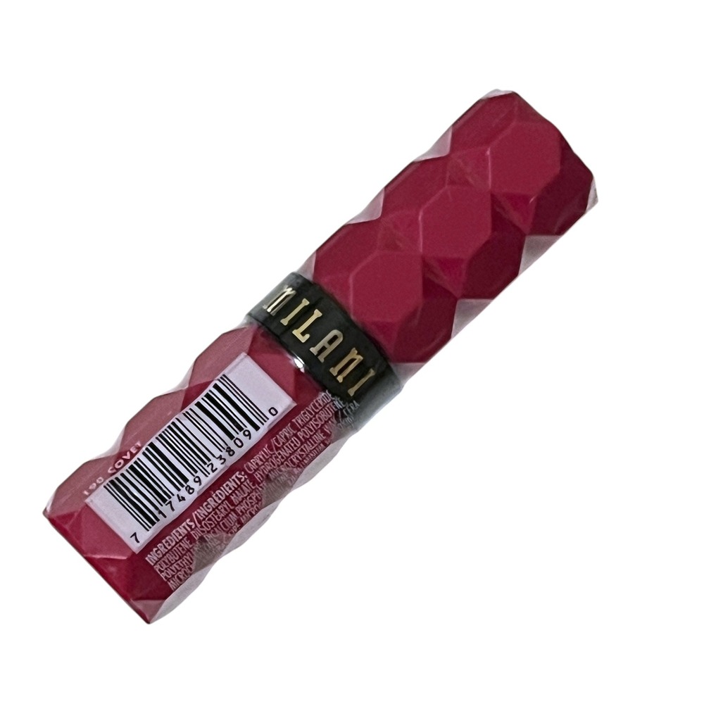 Milani Color Fetish Shine Lipstick 0.1oz 190 Covet New Strawberry Red